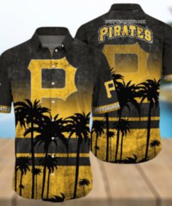 Pittsburgh Pirates MLB Logo Coconut Tropical Hawaiian Shirt Beach Gift For Fans