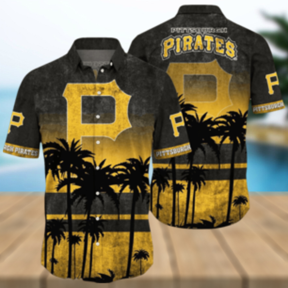 Pittsburgh Pirates MLB Logo Coconut Tropical Hawaiian Shirt Beach Gift For Fans Pittsburgh Pirates MLB Logo Coconut Tropical Hawaiian Shirt Beach Gift For Fans