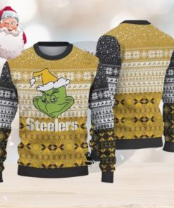 Pittsburgh Steelers Christmas Grinch AOP Sweater