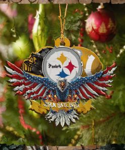 Pittsburgh Steelers Decorations, Eagles Christmas Ornaments