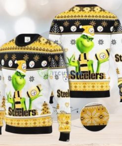 Pittsburgh Steelers Grinch Christmas AOP Sweater For Men Women