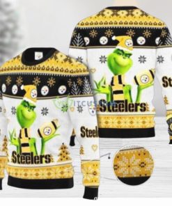 Pittsburgh Steelers Grinch Christmas AOP Sweater For Men Women