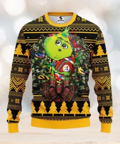 Pittsburgh Steelers Grinch Hug Christmas Ugly Sweater