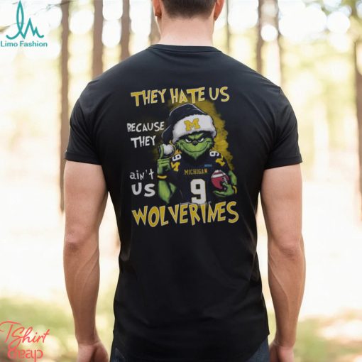 Pittsburgh Steelers Grinch They Hate Us Because Ain’t Us Wolverines Shirt