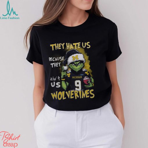 Pittsburgh Steelers Grinch They Hate Us Because Ain’t Us Wolverines Shirt