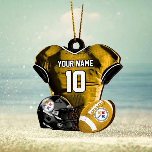 Pittsburgh Steelers NFL Sport Ornament Custom Name And Number