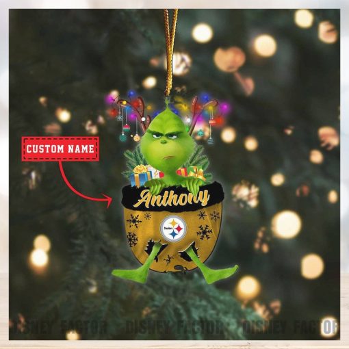 Pittsburgh Steelers Ornaments, Grinch Christmas Ornament, Nfl Football Christmas