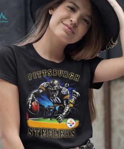 Pittsburgh Steelers Steely McBeam Nation here we go mascot t shirt