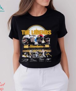 Pittsburgh Steelers The Legends White, Dawson, Greene And Greenwood Play Game Signatures Shirt, hoodie, sweater, long sleeve and tank top Pittsburgh Steelers The Legends White, Dawson, Greene And Greenwood Play Game Signatures Shirt