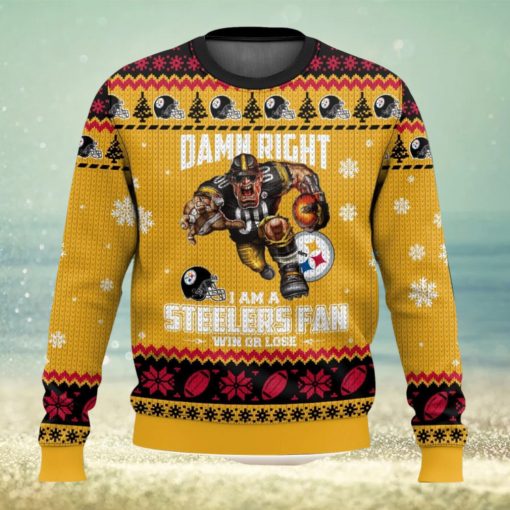 Pittsburgh Steelers Ugly Sweater 3D Printed Men And Women Christmas Gift