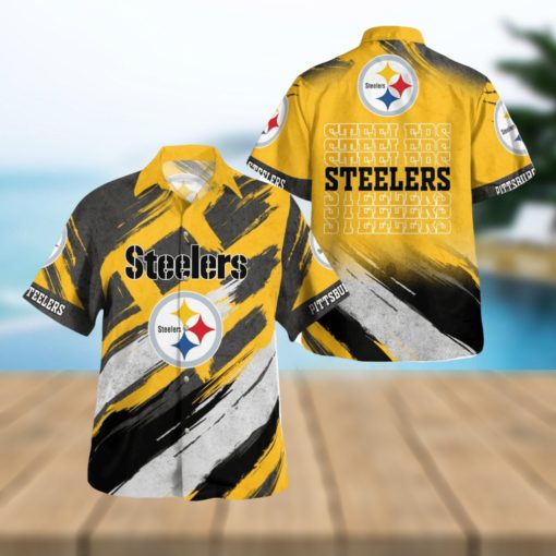 Pittsburgh Steelers Vintage Classic Button Shirt Hawaiian Shirt Gift For Fans