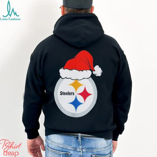 Pittsburgh Steelers logo Santa Hat Christmas 2023 Shirt