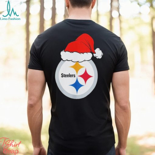 Pittsburgh Steelers logo Santa Hat Christmas 2023 Shirt