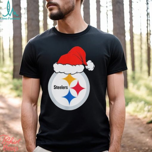 Pittsburgh Steelers logo Santa Hat Christmas 2023 Shirt