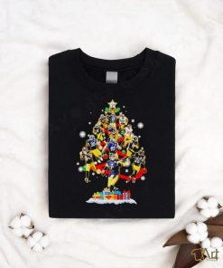 Pittsburgh Steelers players Christmas tree shirt
