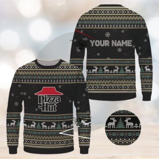 Pizza Hut Ugly Sweater Christmas Gift Ideas Custom Name