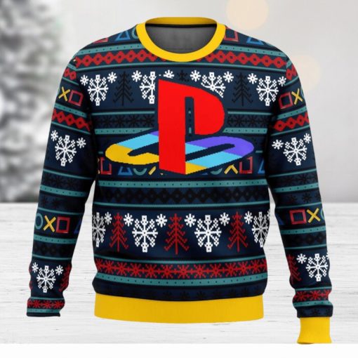 Playstation Ugly Christmas Sweater 3D All Over Printed Christmas Sweater