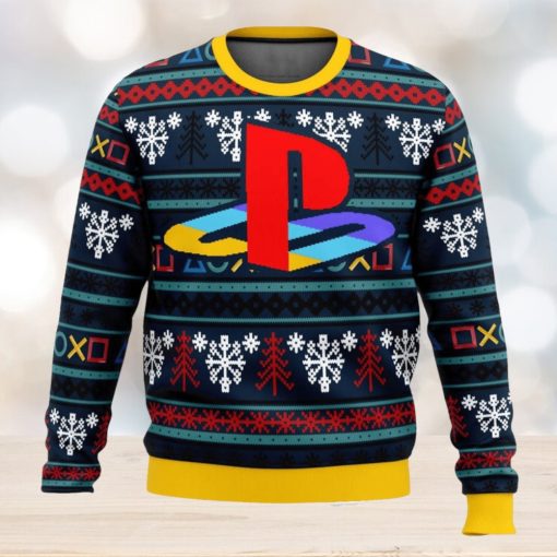 Playstation Ugly Christmas Sweater 3D All Over Printed Christmas Sweater