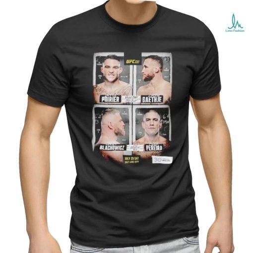 Poirier vs Gaethje and Blachowicz vs Pereira UFC 291 graphic shirt