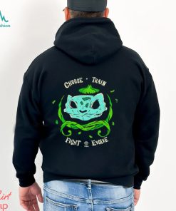 Pokemon Bulbasaur skull grass choose train fight evolve 1996 shirt