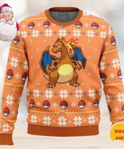 Pokemon Christmas Blaze Charizard Christmas AOP Sweater