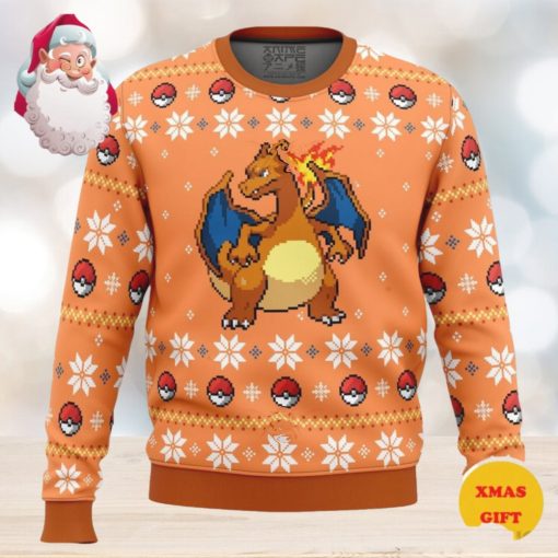 Pokemon Christmas Blaze Charizard Christmas AOP Sweater