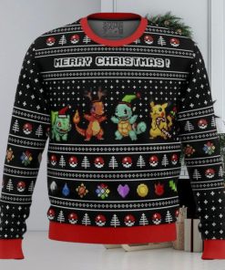 Pokemon Kanto Starters Ugly Christmas Sweater