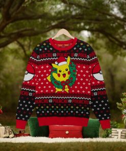 Pokémon Pikachu Wreath Holiday Sweater