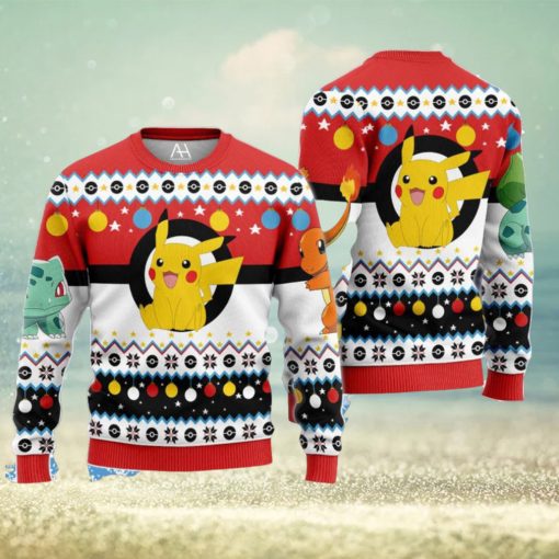 Pokemon Ugly Christmas Sweater For Men Womens 3D All Over Printed