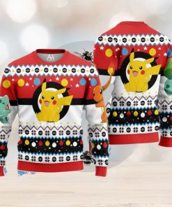 Pokemon Ugly Christmas Sweater For Men Womens 3D All Over Printed