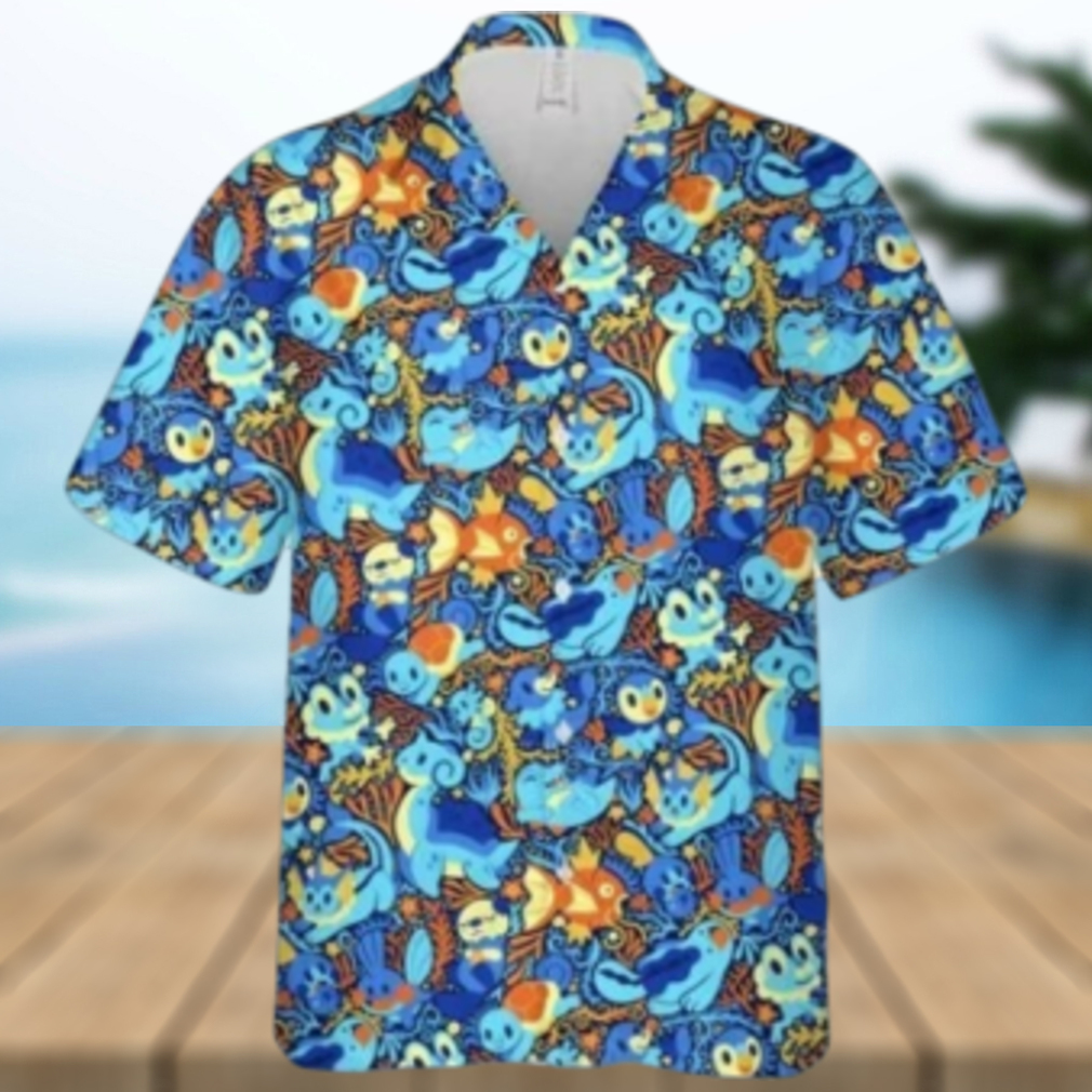 Pokemon pattern hot Hawaiian Shirt Pokemon pattern hot Hawaiian Shirt