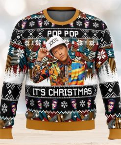 Pop Pop It’s Christmas Bruno Mars Ugly Christmas Sweater