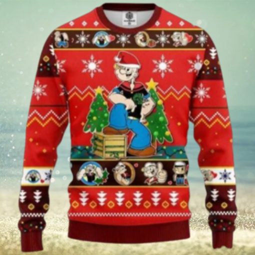 Popeyes Christmas Ugly Christmas Sweater