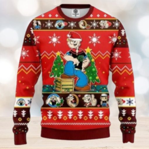 Popeyes Christmas Ugly Christmas Sweater