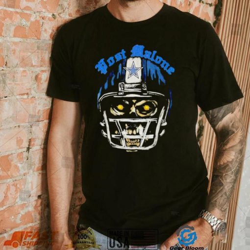 Post Malone x Dallas Cowboys skull shirt