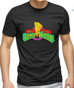 Power Rangers Mighty Sluggin’ Power Hitters logo shirt