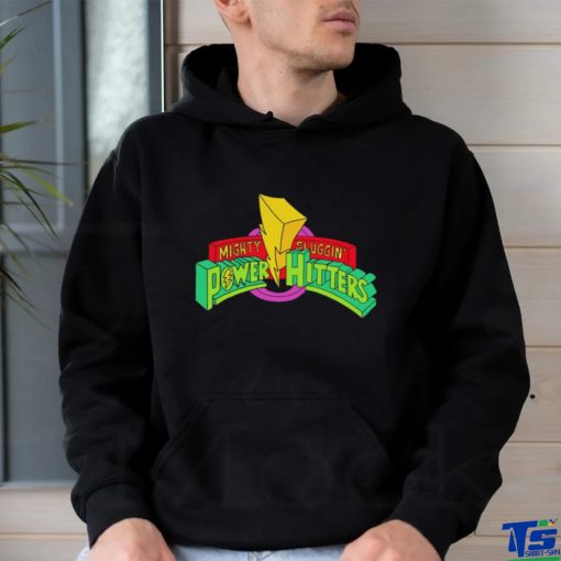 Power Rangers Mighty Sluggin’ Power Hitters logo shirt