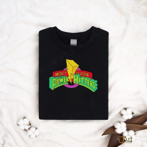 Power Rangers Mighty Sluggin’ Power Hitters logo shirt