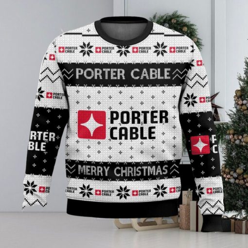 Power Tools Porter Cable All Over Printed Ugly Christmas Sweater Trending Christmas Gift Ideas