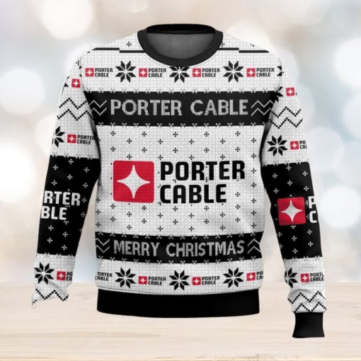 Power Tools Porter Cable All Over Printed Ugly Christmas Sweater Trending Christmas Gift Ideas