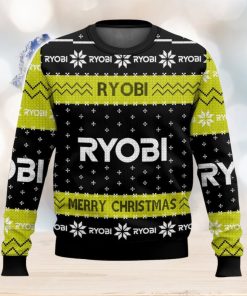 Power Tools Ryobi All Over Printed Ugly Christmas Sweater Trending Christmas Gift Ideas