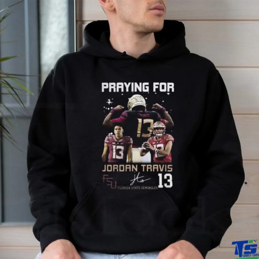 Praying For Jordan Travis Florida State Seminoles Signature T shirt