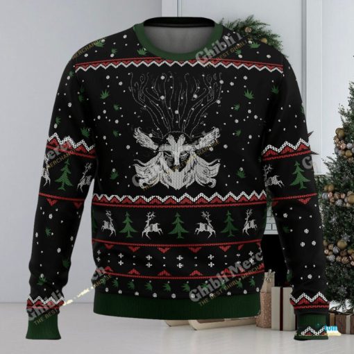 Princess Mononoke Forest Spirit Ugly Christmas Sweater