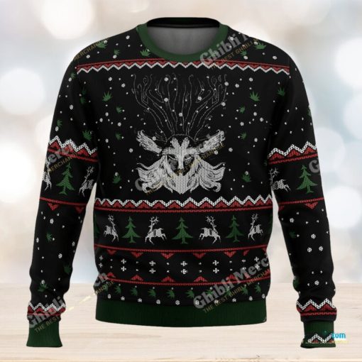 Princess Mononoke Forest Spirit Ugly Christmas Sweater