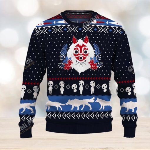 Princess Mononoke Ugly Christmas Sweater