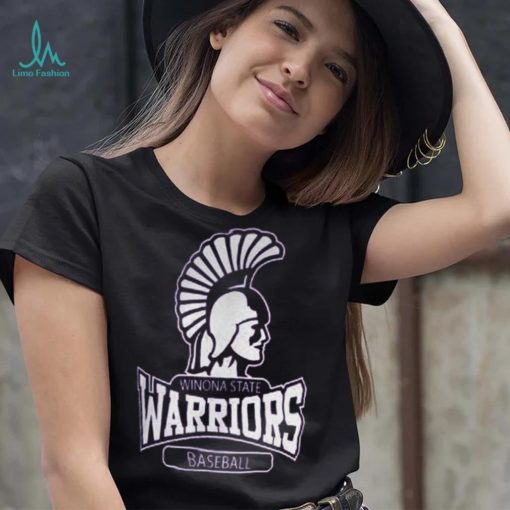 ProSphere Purple Winona State Warriors Baseball Logo Stripe T Shirt