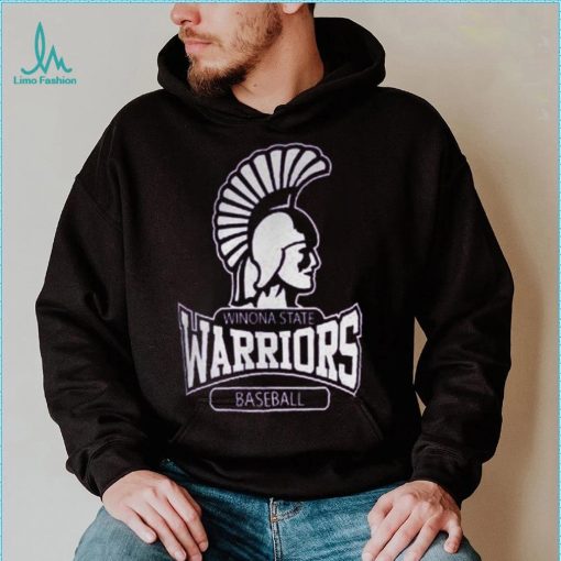 ProSphere Purple Winona State Warriors Baseball Logo Stripe T Shirt