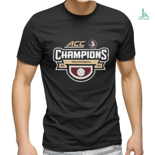 Product Florida State Seminoles 2023 Acc Women’s Volleyball Regular Season Champions Locker Room T Shirt