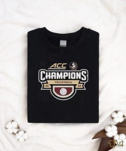 Product Florida State Seminoles 2023 Acc Women’s Volleyball Regular Season Champions Locker Room T Shirt