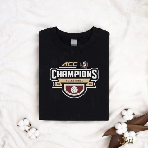 Product Florida State Seminoles 2023 Acc Women’s Volleyball Regular Season Champions Locker Room T Shirt